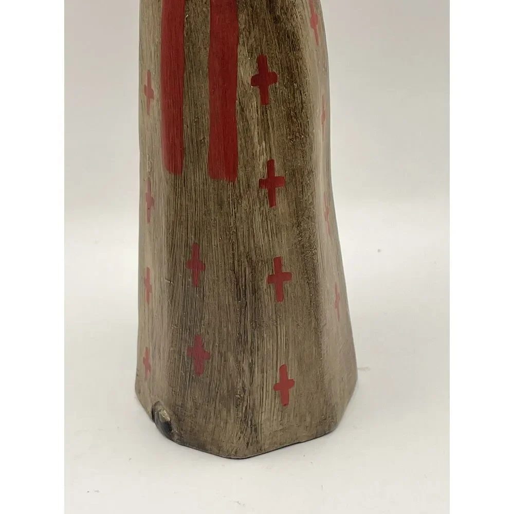 Terracotta‎ Angel Peruvian Style Candleholder Handpainted